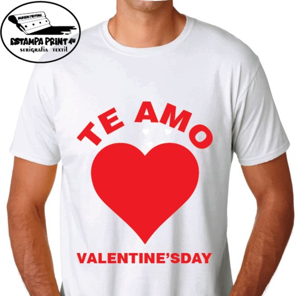 TE AMO T-SHIRT UNISEX VALENTINE'S DAY - Picture 1 of 1